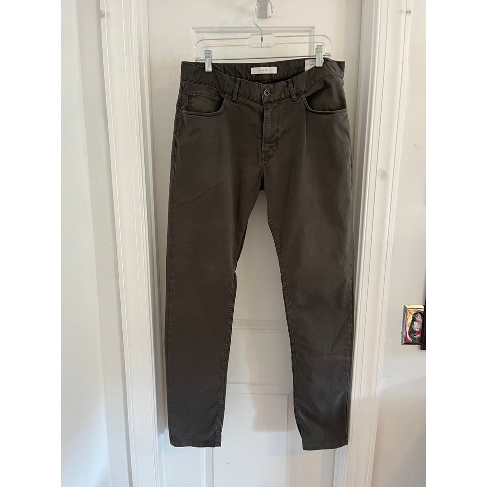 Billy Reid Slim Cut Organic Cotton Pants